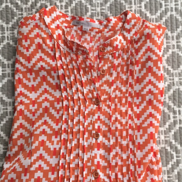 SZ S Gap orange patterned dress - Picture 4 of 4